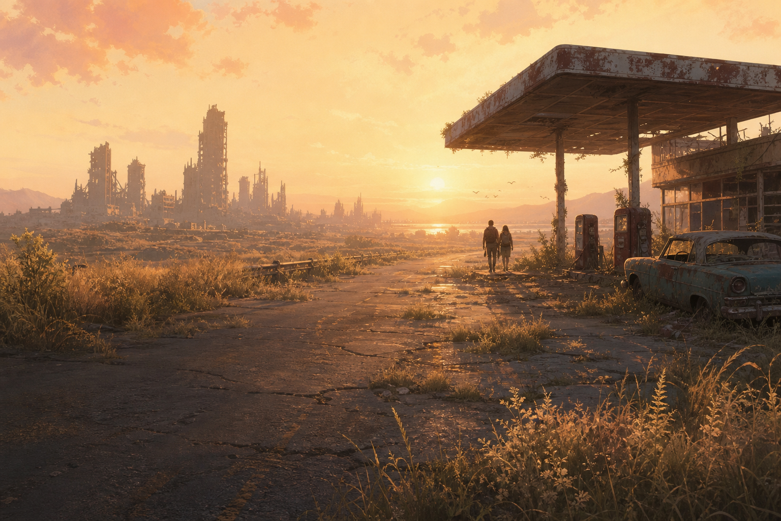No-text hero image for the post-apocalyptic romance books guide