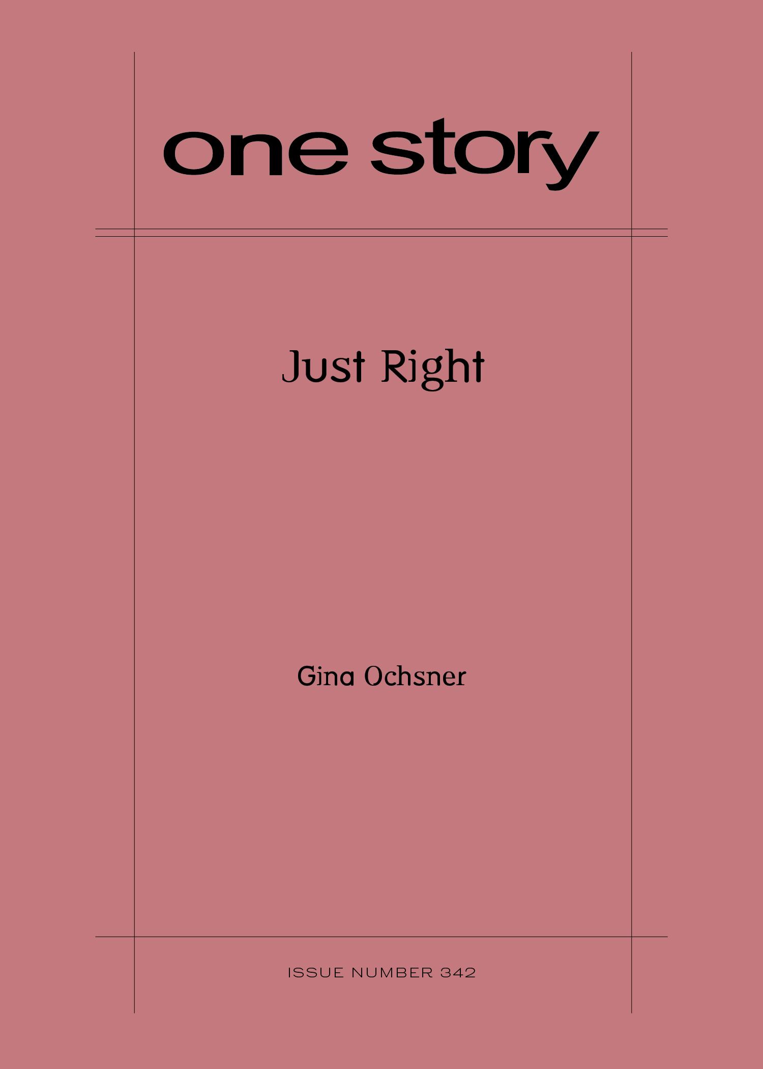 One Story cover
